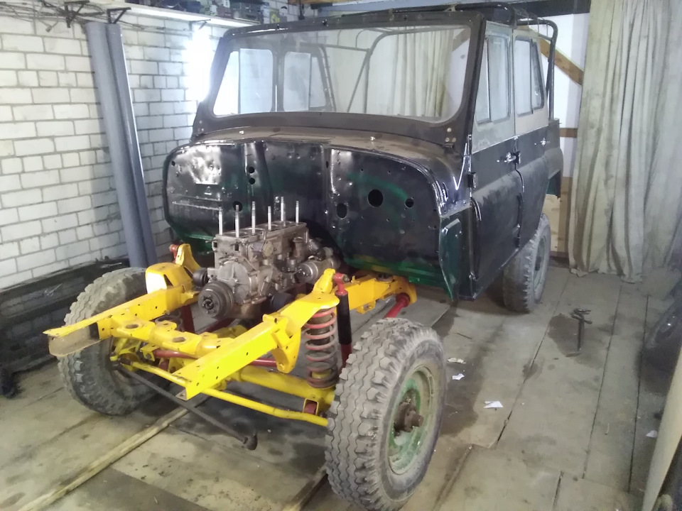 009 Сборка. Кузов, ГБЦ, генератор и прочее. — УАЗ 31512, 3 л, 1995 года ...