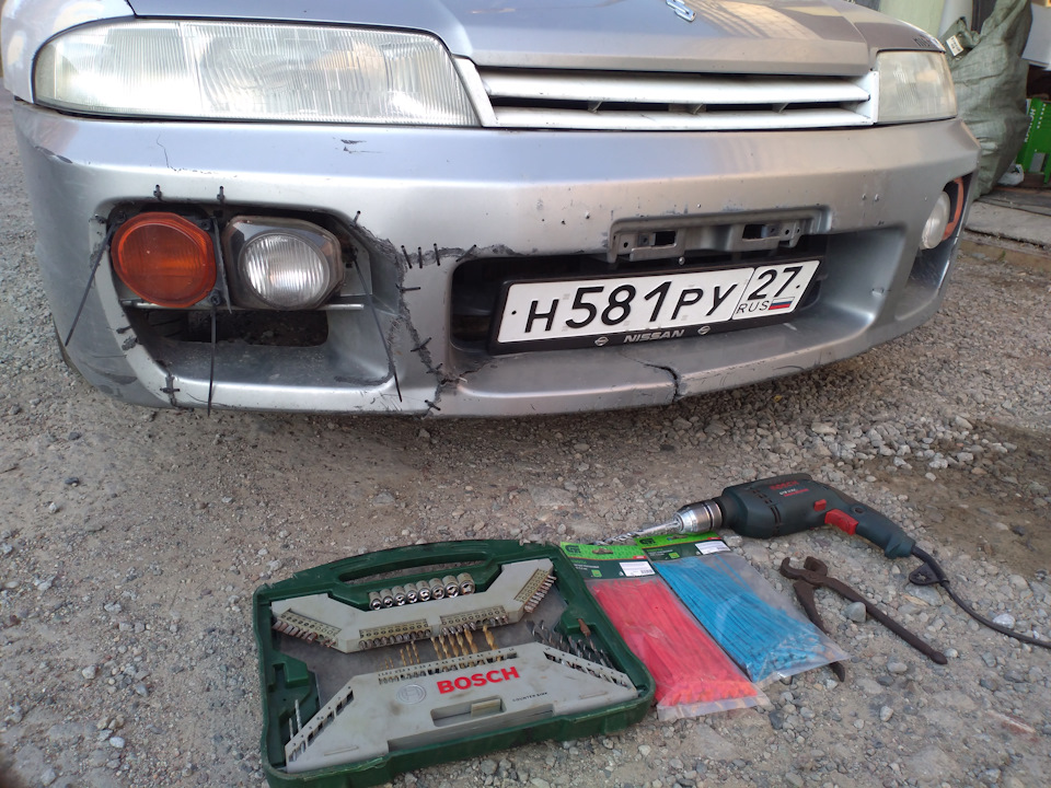 БЖ #10 [ЗАШИТЬ БАМПЕР] — Nissan Skyline (R33 Series 2), 2 л, 1998 года ...