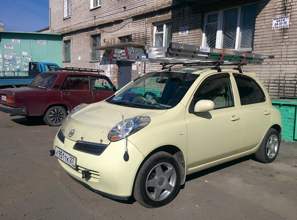 Nissan Micra багажник