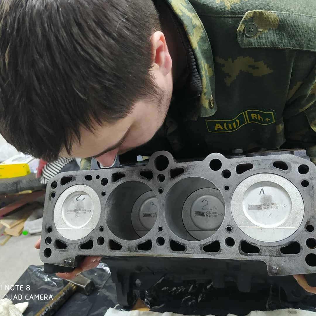 Сборка блока поршневой КШМ. Ауди 100 с3 1.8 DS. Часть 10! — Audi 100 ...
