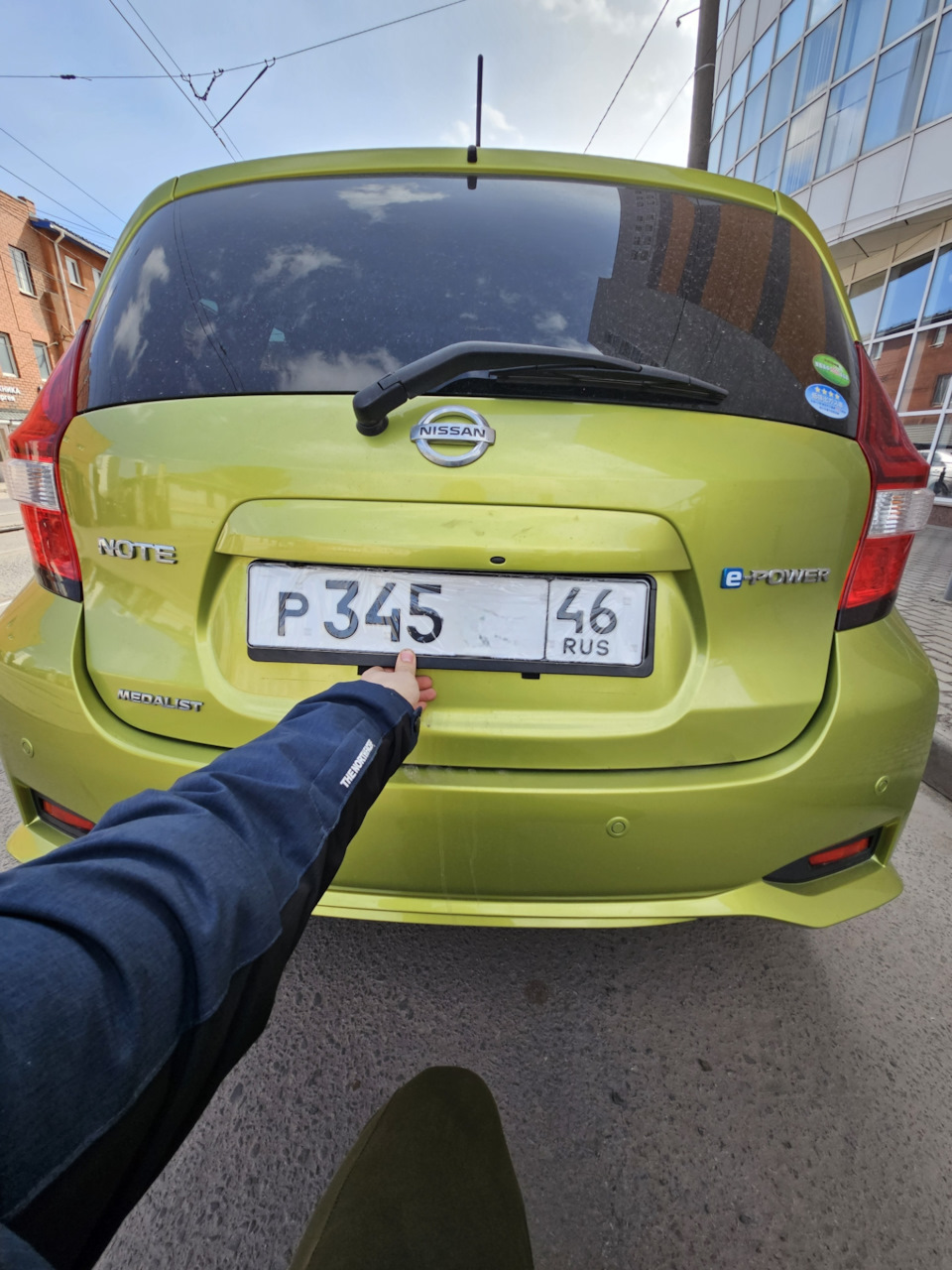 2. Постановка на учет. Диоды в салон и номер. — Nissan Note e-Power, 1,2 л,  2019 года | другое | DRIVE2