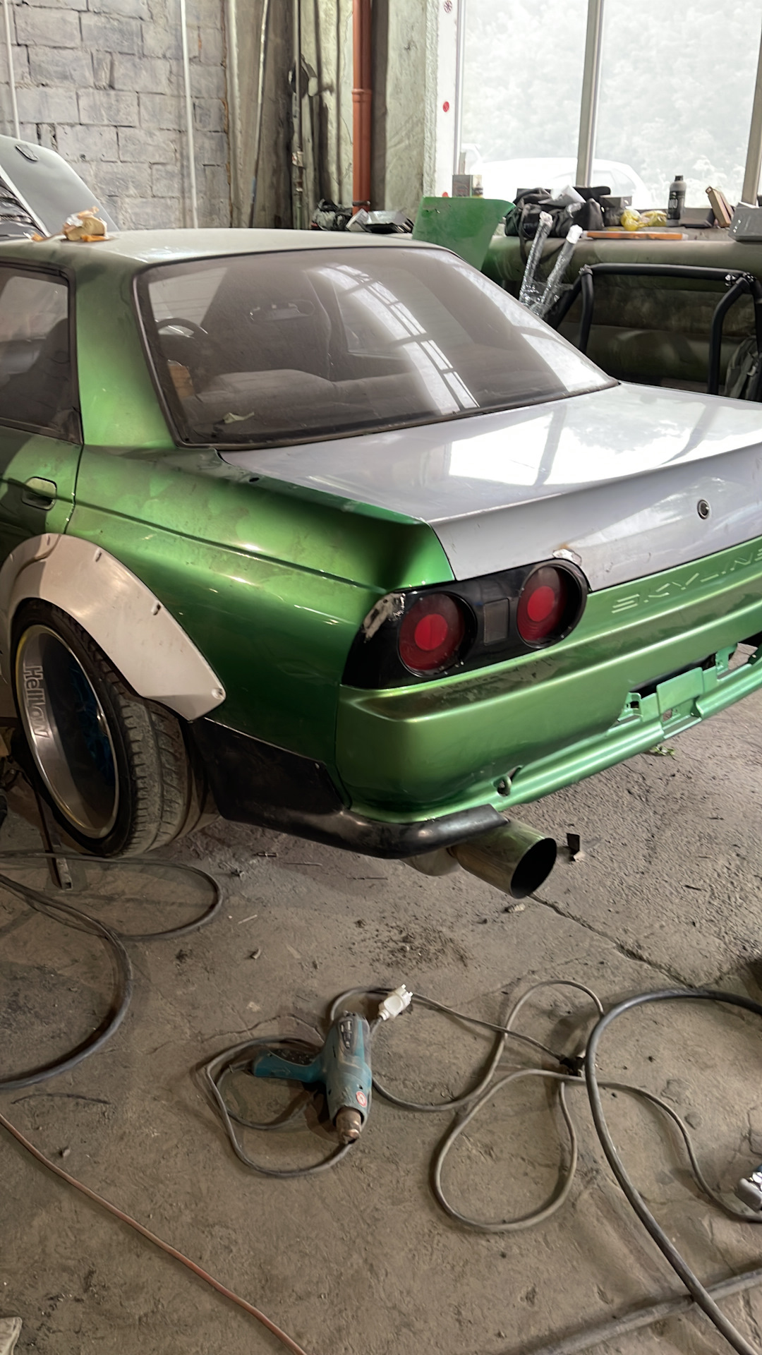 Переделка задней части — Nissan Skyline (R32), 2,5 л, 1993 года ...