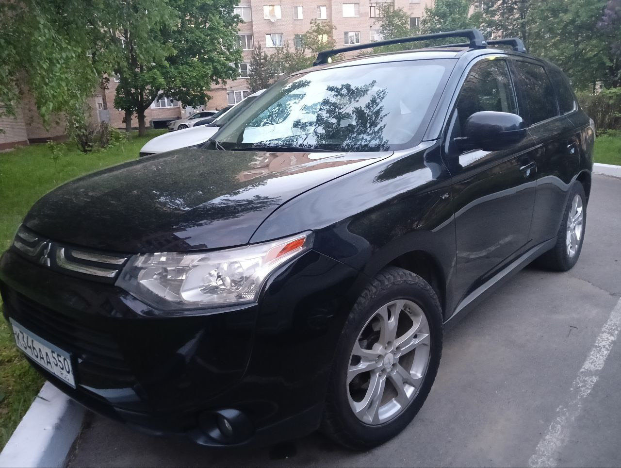 Багажник на крышу без рейлингов Outlander 3 — Mitsubishi Outlander (3G ...