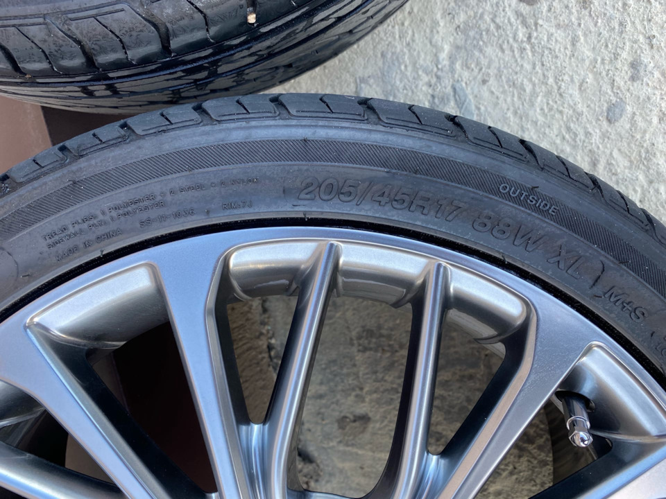 Летняя резина CENTARA VANTI HP 205/45R17 — KIA Rio (4G), 1,6 л