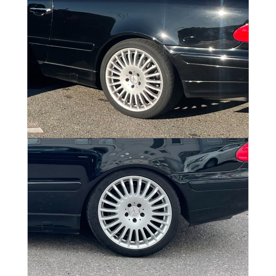 Просевший Weitec и родные — Mercedes-Benz CLK (W208)