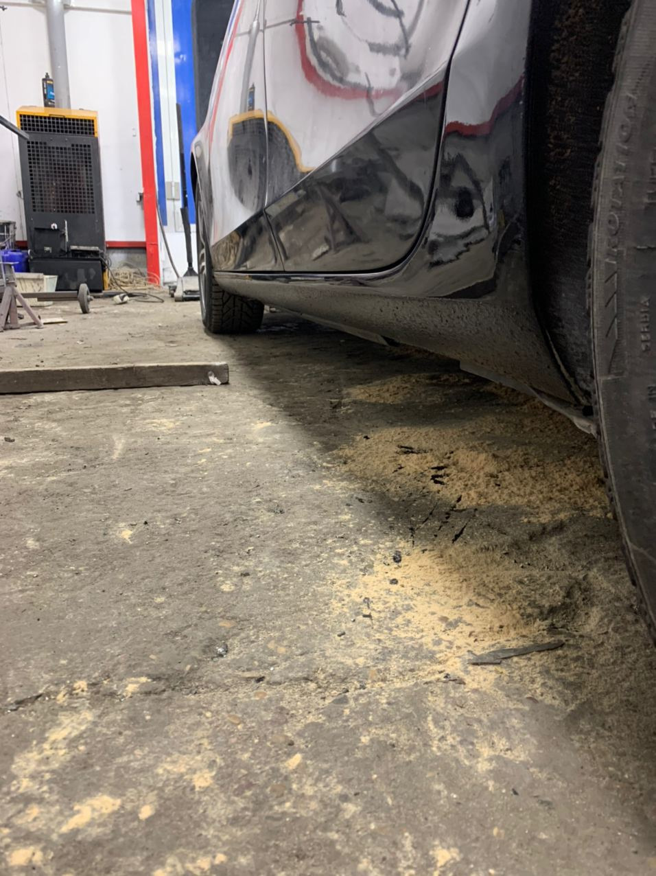 53) Ремонт порога, замена крышки багажника, окраска капота. — Audi A4 ...