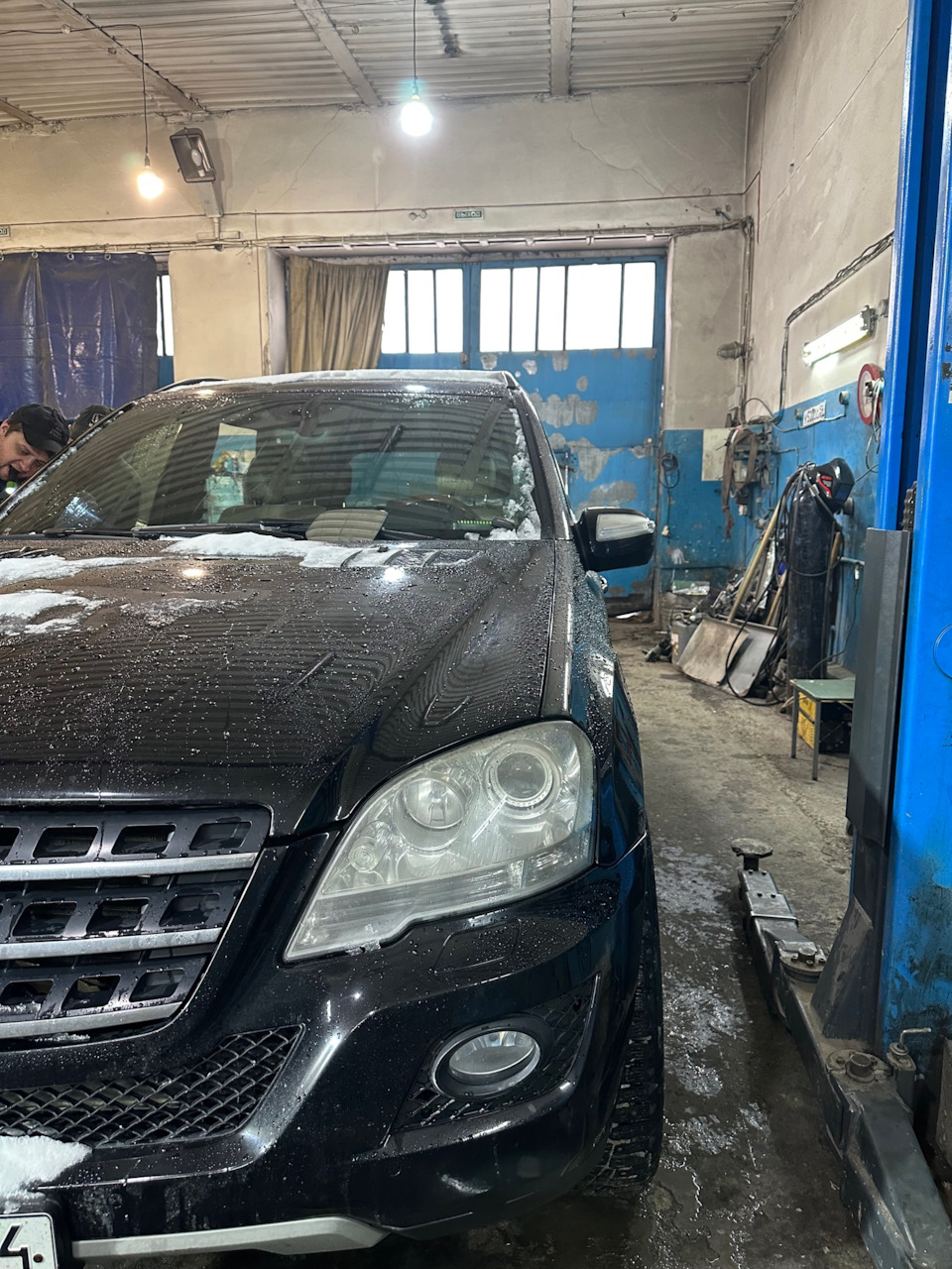 Поворотник на зеркале — Mercedes-Benz M-Class (W164), 5,5 л, 2009 года ...