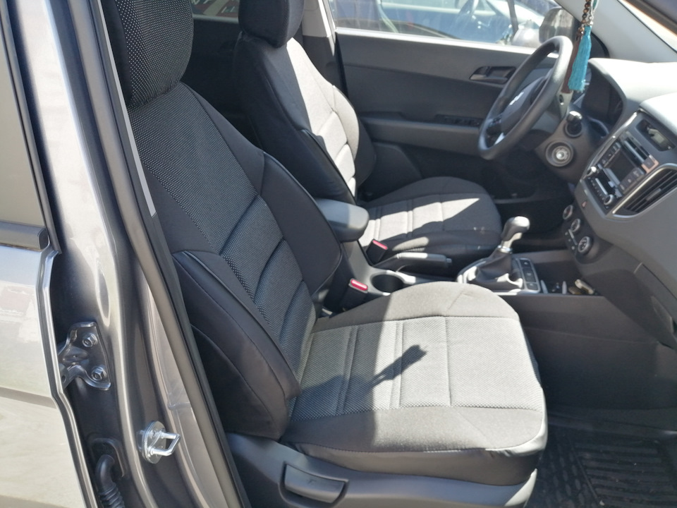 Установка чехлов — Hyundai Creta (1G), 1,6 л, 2019 года | своими руками ...