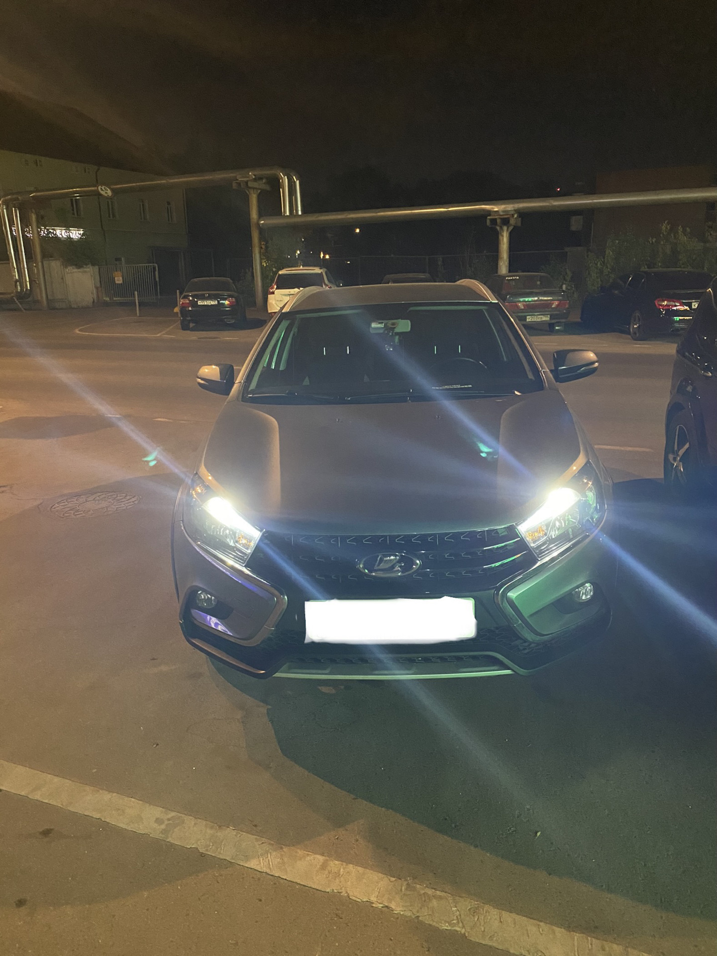 LED ДХО — Lada Vesta SW Cross (1G), 1,6 л, 2019 года | запчасти | DRIVE2
