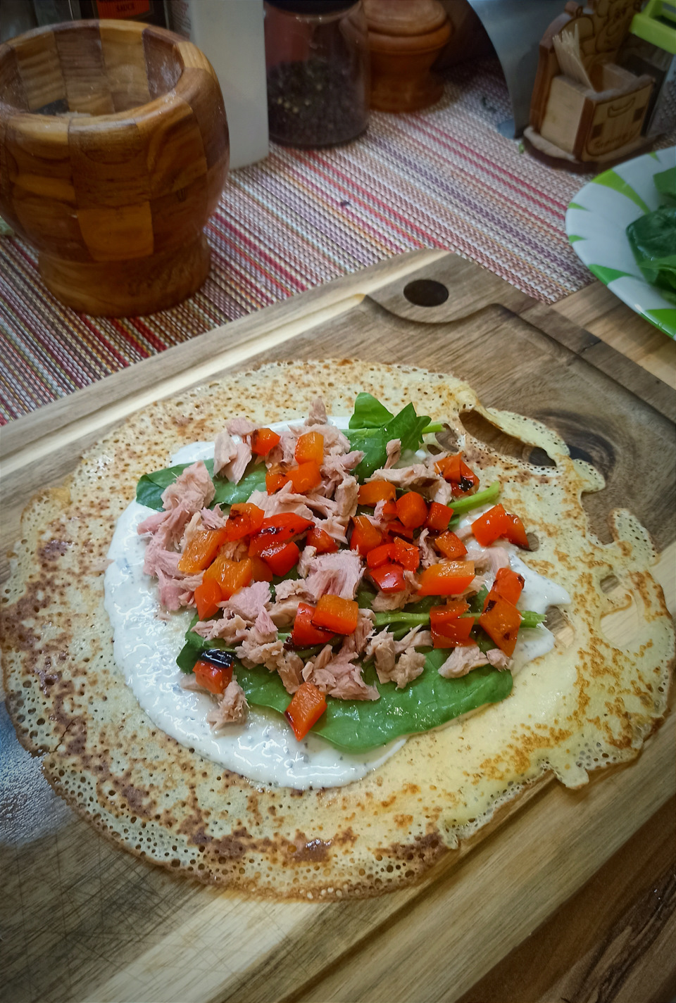 Блины с запеченным перцем, шпинатом и тунцом. Квашенные лимоны! 🤤 —  Сообщество «Вкусно жрать» на DRIVE2