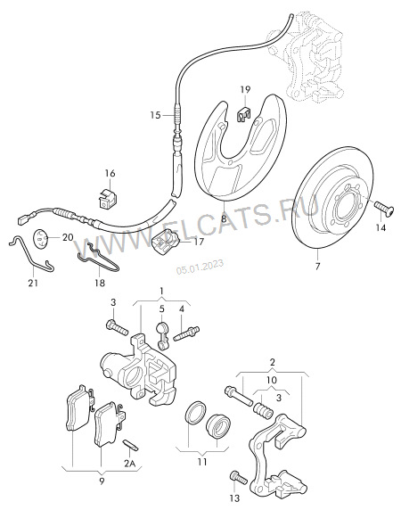Клинит задний правый суппорт — Сообщество «Volkswagen Club» на DRIVE2