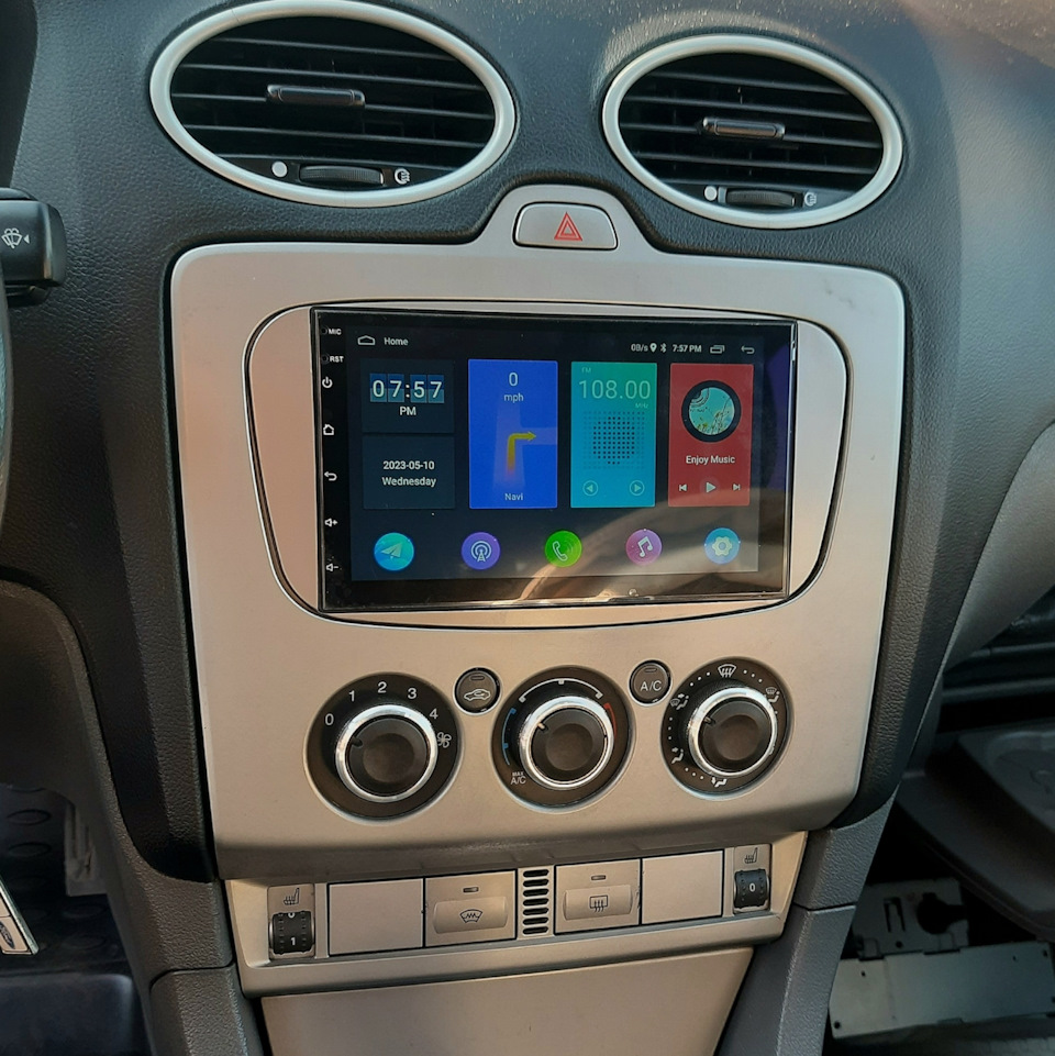 23 Замена Android магнитолы на процессорную Phantom DVM-8500. — Ford Focus  II Hatchback, 1,6 л, 2010 года | автозвук | DRIVE2