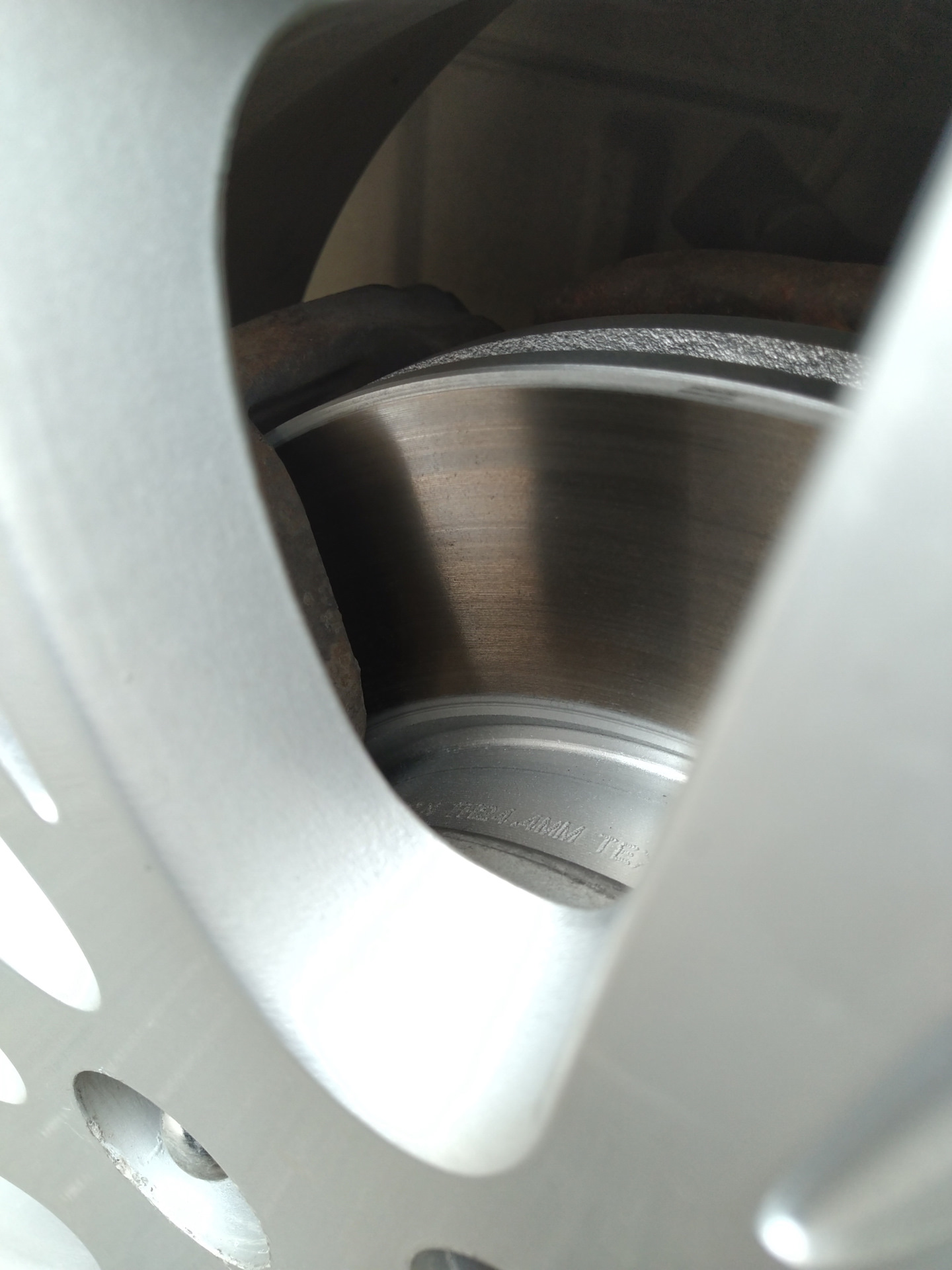 Передние тормоза Галант 9 — Mitsubishi Galant (9G), 2,4 л, 2008 года ...