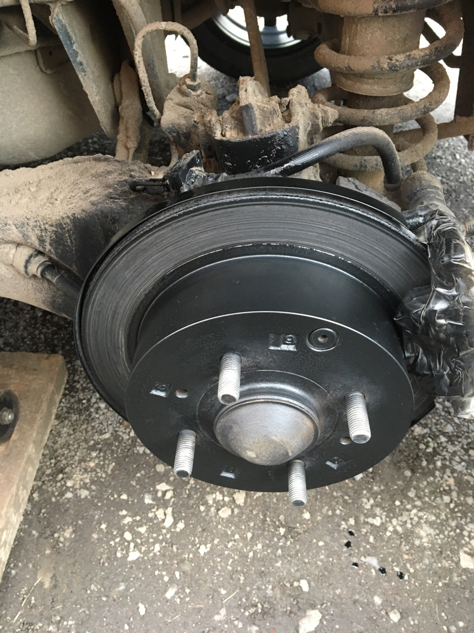 Покраска тормозных дисков лансер 9 — Mitsubishi Lancer IX, 1,6 л, 2006 ...