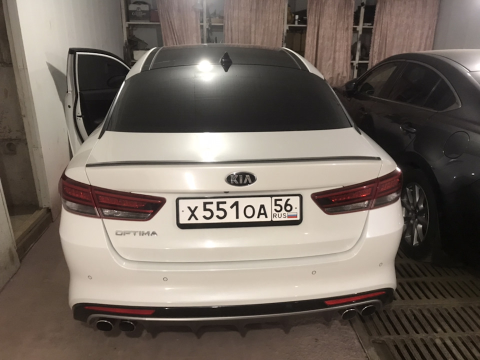 Kia Optima 4 спойлер