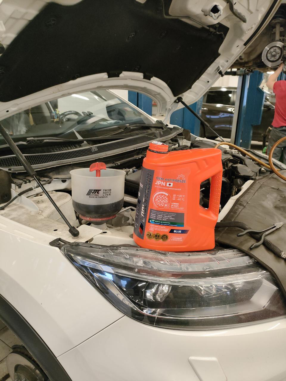 Замена Антифриза и Тормозной жидкости — Nissan Qashqai (2G), 2 л, 2020 ...