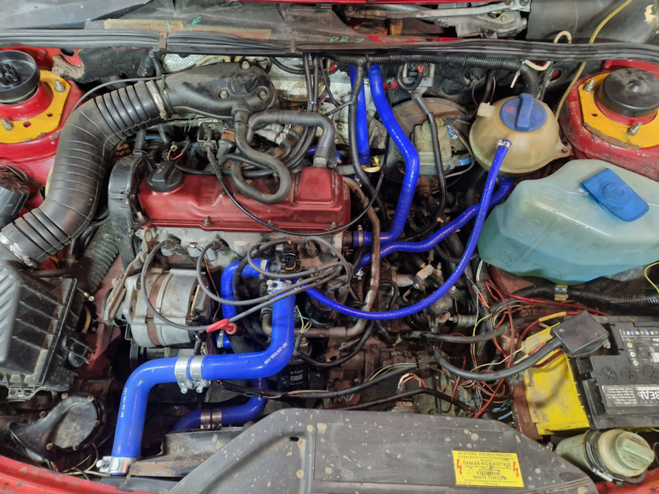 Патрубки, фишка на ДТОЖ, КГ и по мелочи — Volkswagen Passat B3, 1,8 л ...