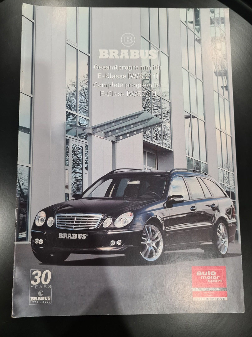 Запись №104. Оригинальный каталог и прайс BRABUS — Mercedes-Benz E-class  Estate (S211), 3,2 л, 2004 года | аксессуары | DRIVE2