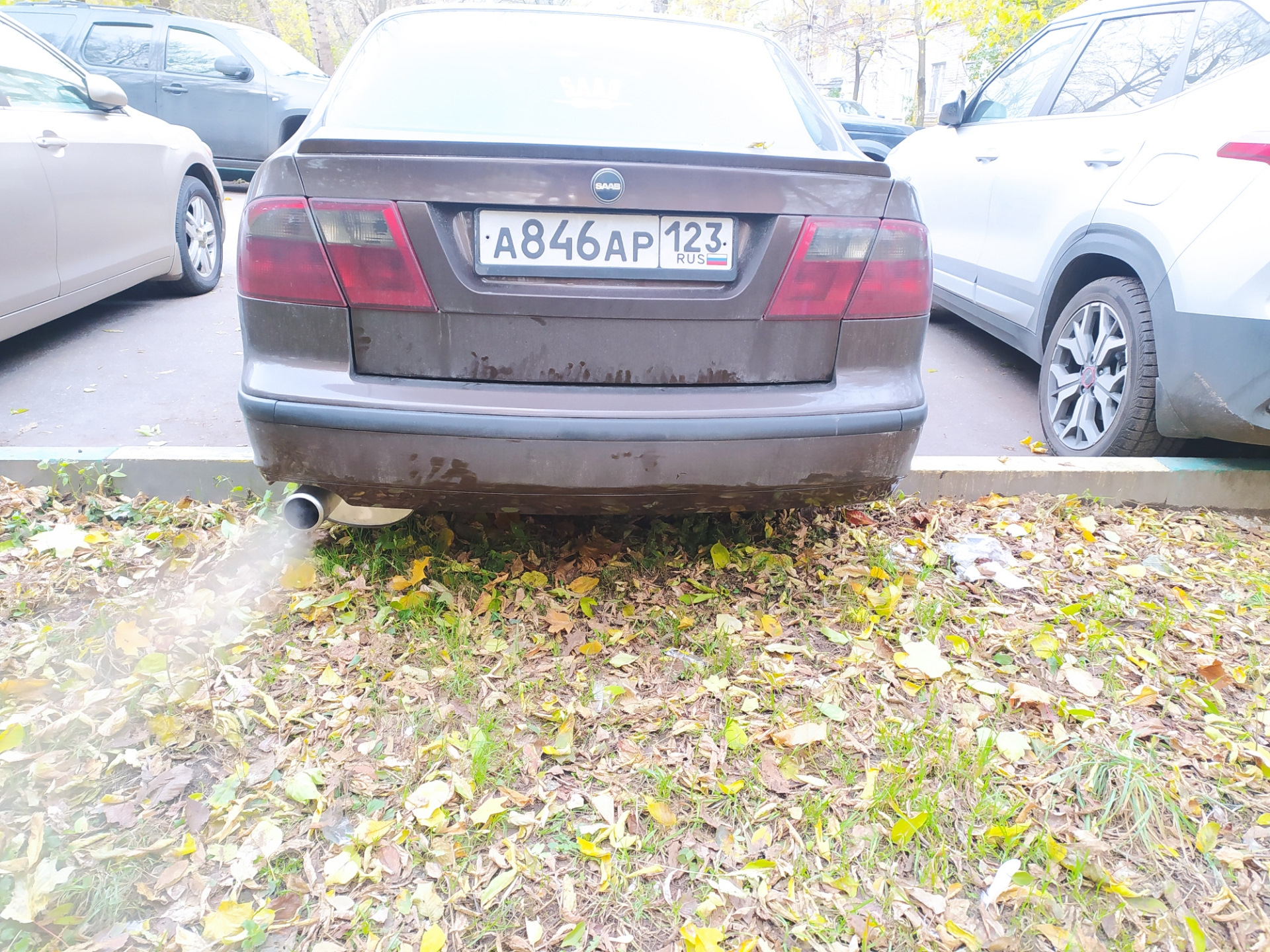 Банка выхлопа — Saab 9-5, 2,3 л, 2002 года | тюнинг | DRIVE2