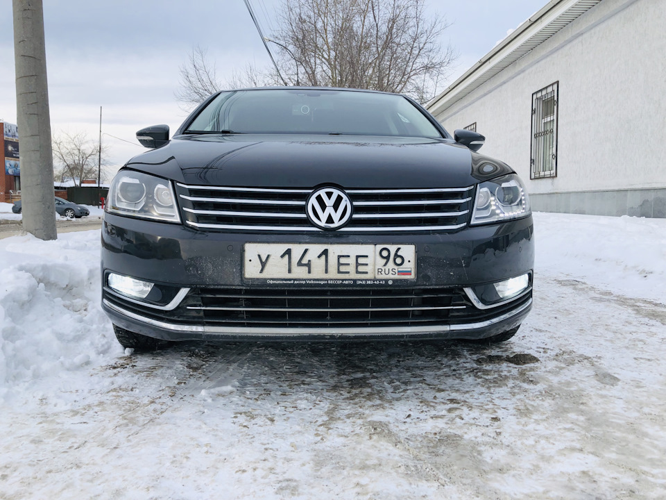 Установка диодов Passat b6. Установил туманки на Фольксваген Туарег кузов ср 7.