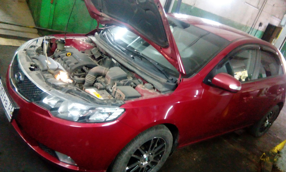 #4 Свист вилки сцепления — KIA Cerato (2G), 1,6 л, 2010 года | визит на ...