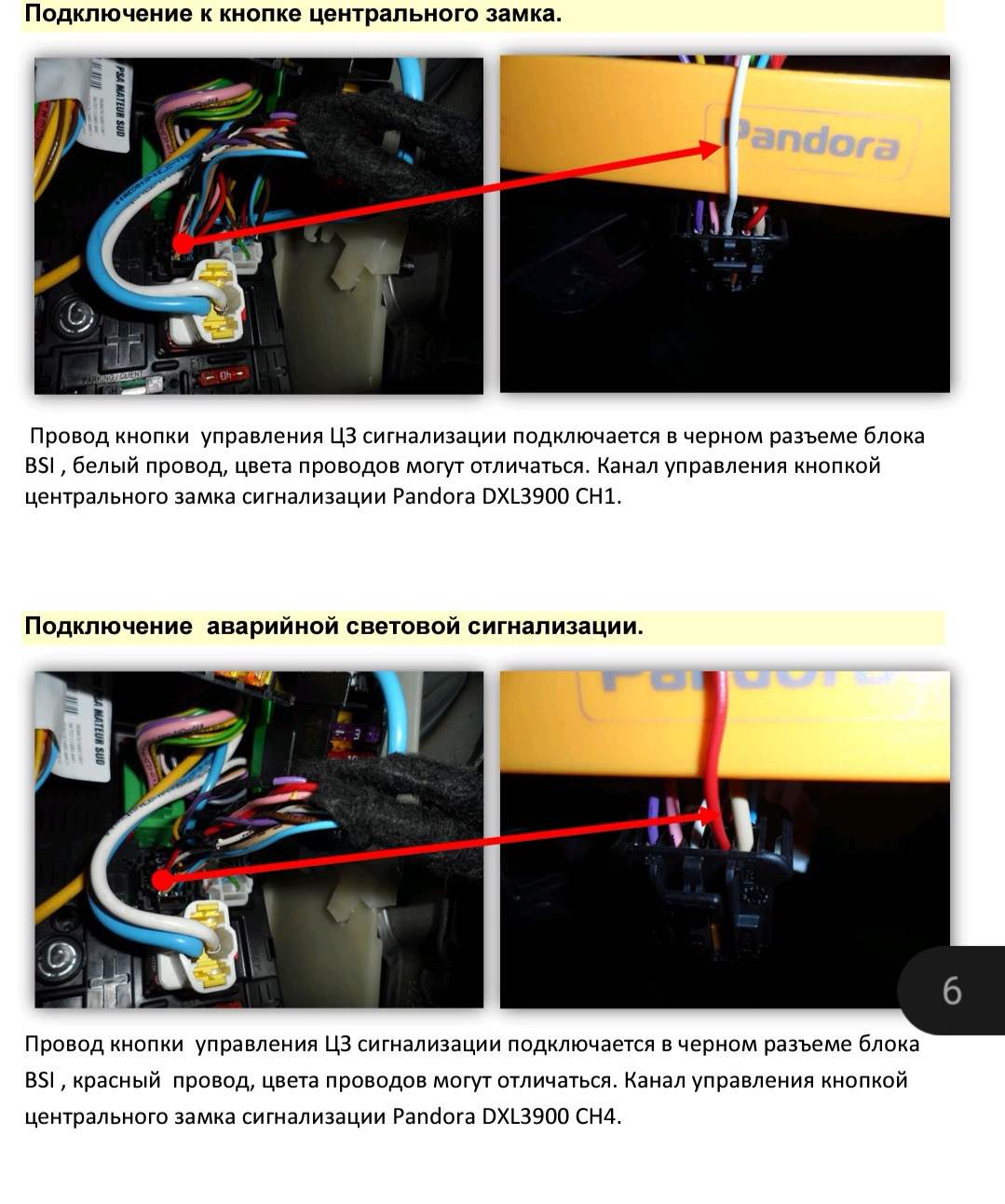 Подключение ситроен