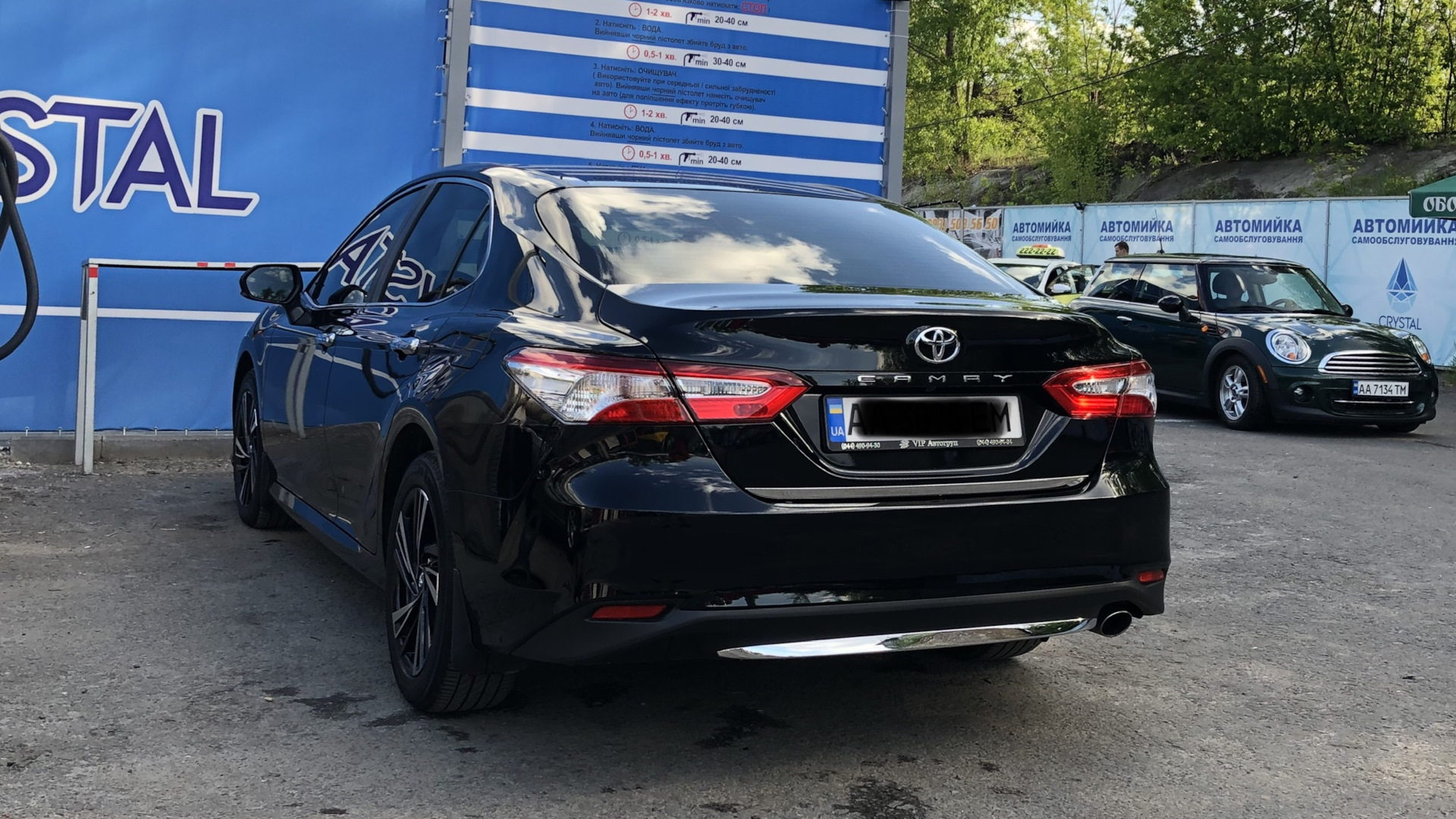 Toyota Camry (XV70) 2.5 бензиновый 2019 | Чёрная на DRIVE2