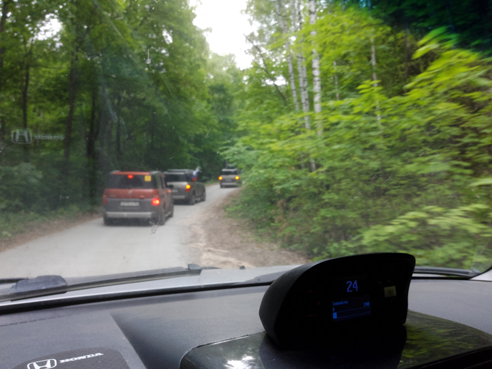 Подъем по горному серпантину — Honda Element