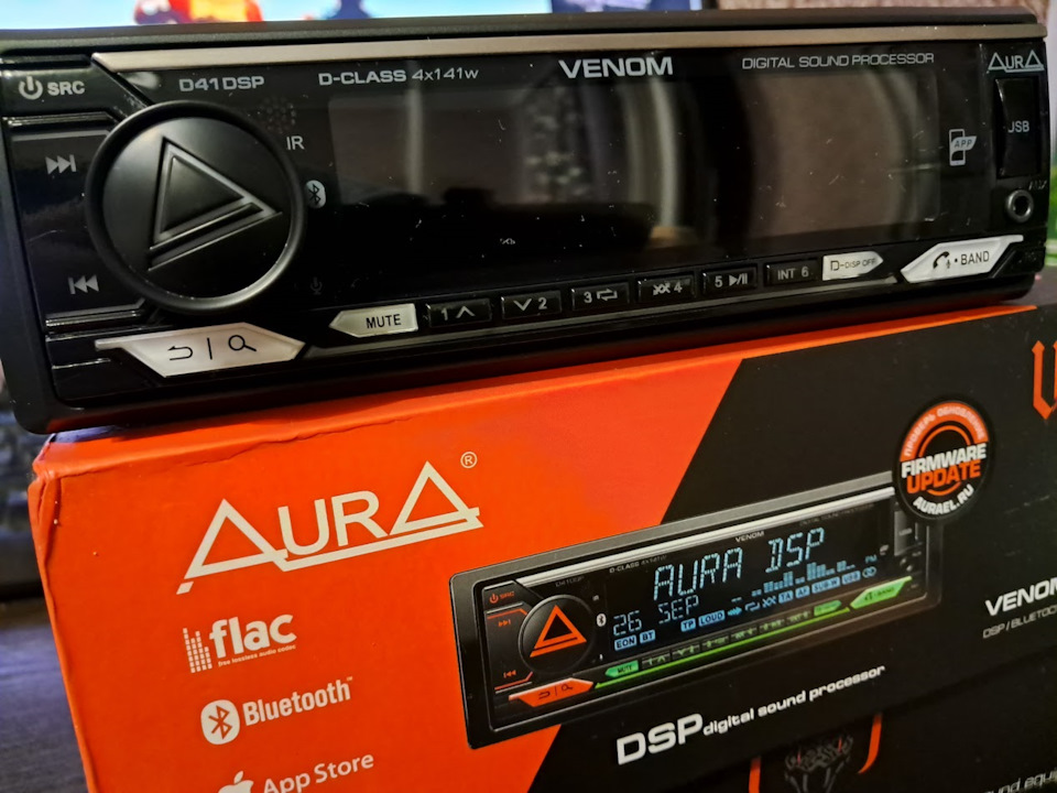 Aura venom d41dsp правильное подключение