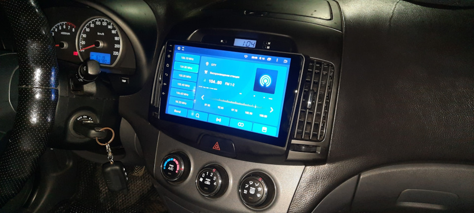 Замена магнитолы — Hyundai Elantra (4G), 1,6 л, 2008 года | автозвук ...