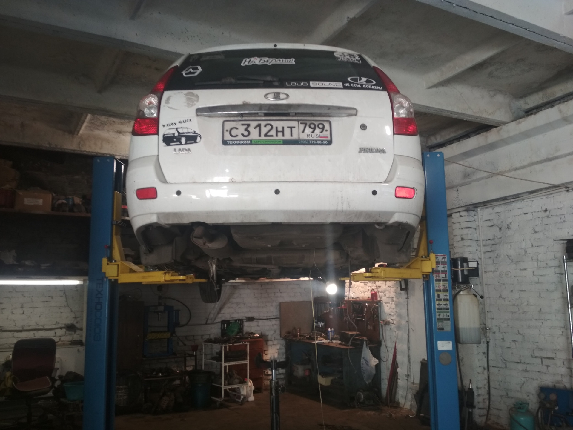 Замена балки. +Нужен хороший электрик — Lada Приора универсал, 1,6 л ...