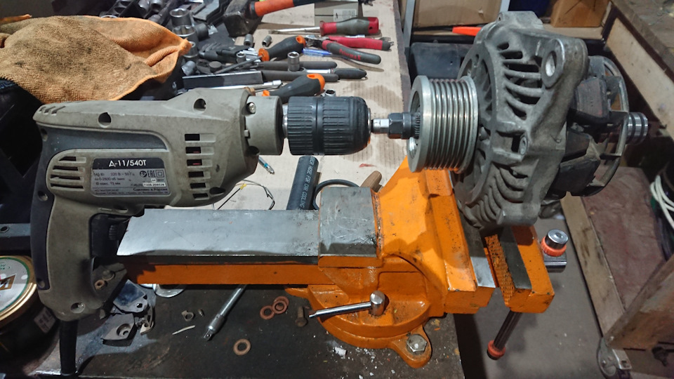 Генератор — контактные кольца обновление — Nissan Navara (2G), 2,5 л ...