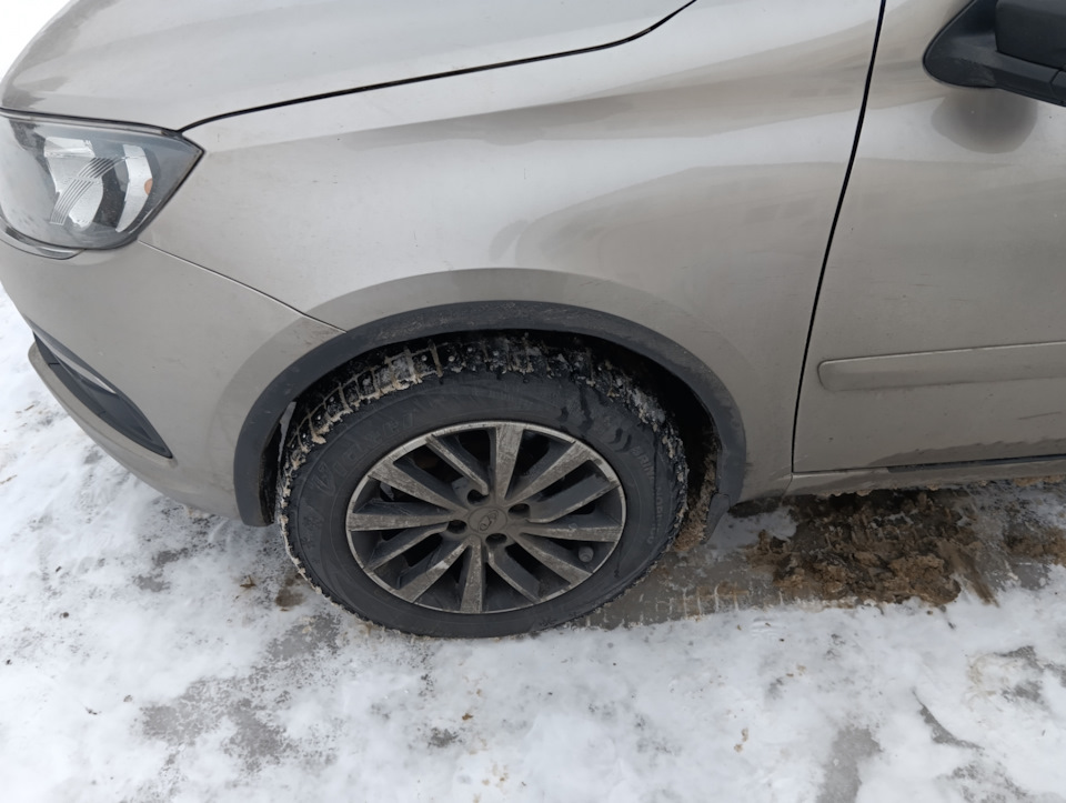 #55 Замена левого переднего суппорта. — Lada Гранта Лифтбек (2G), 1,6 л ...