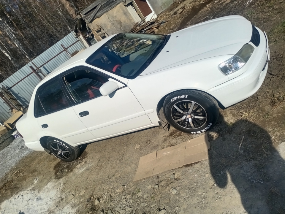 🔰Покраска решетки и колес — Toyota Corolla (110), 1,3 л, 1999 года ...