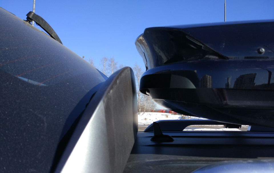 Расстояние между открытой задней дверью и багажником — Mercedes-Benz GLK-Class (X204)