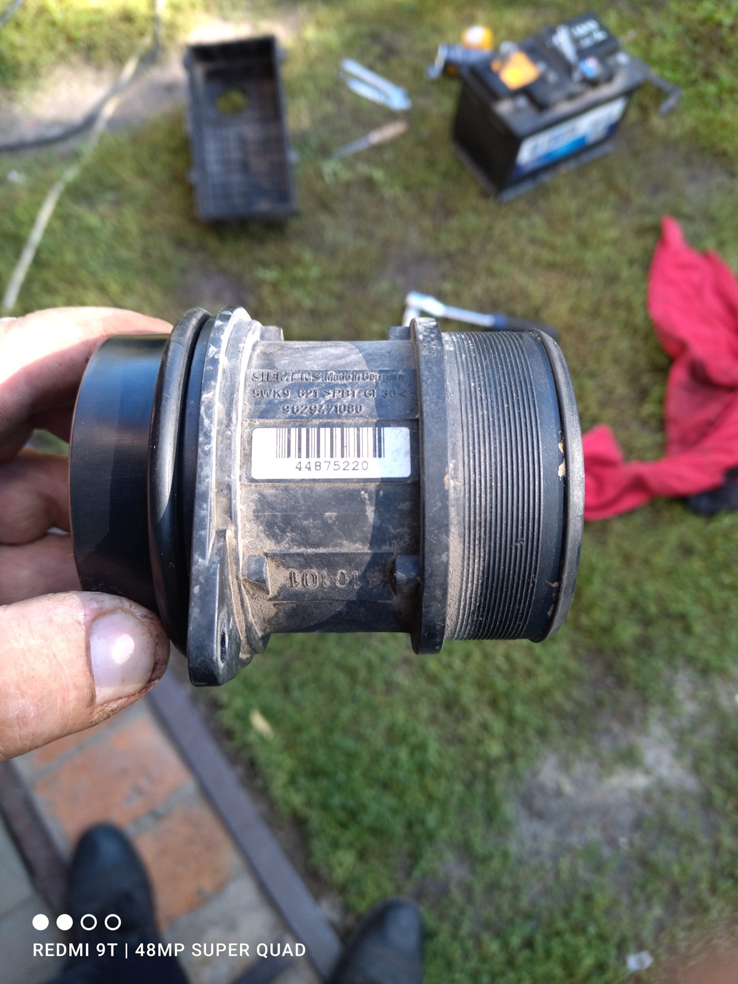 #17 Расходомер воздуха — обслуживание**** — Citroen Evasion, 2 л, 2001 ...