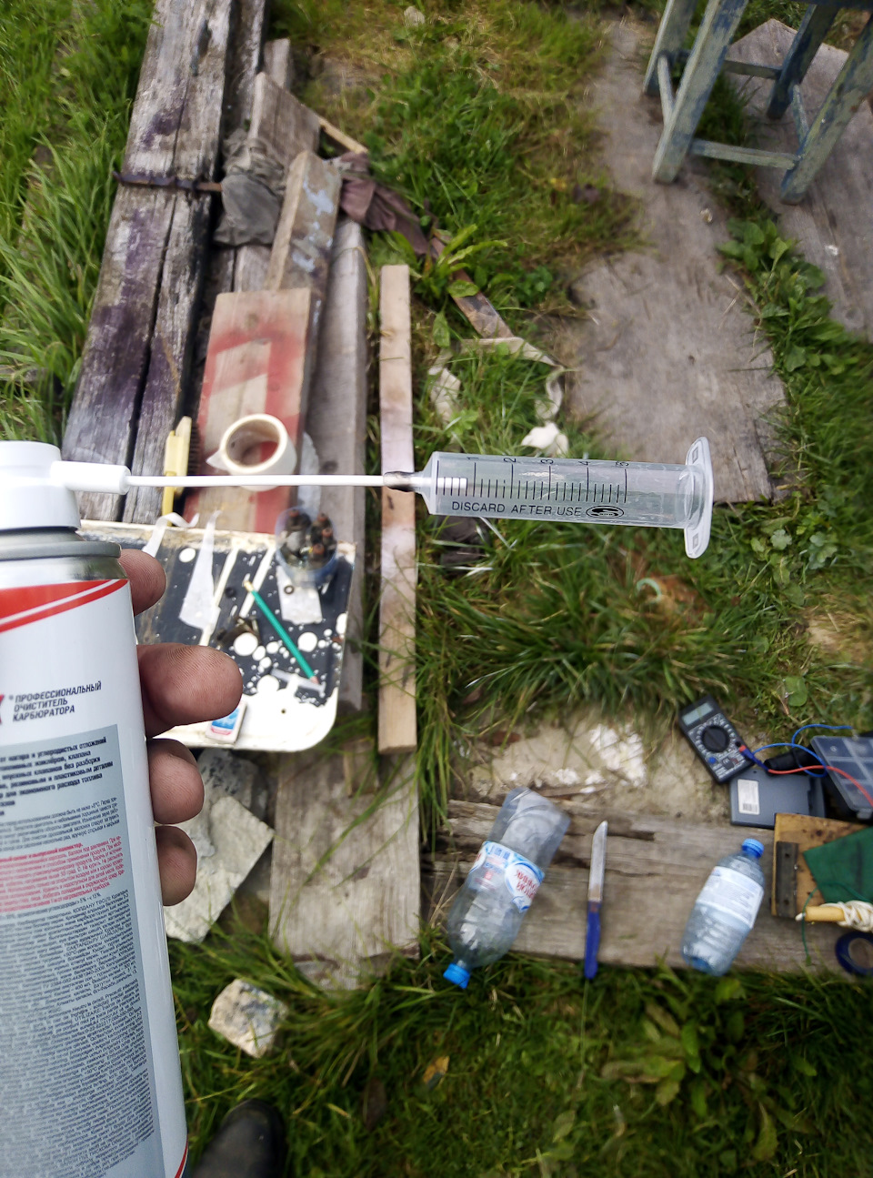 Промывка форсунок ЗМЗета — ГАЗ 3110, 2,3 л, 2001 года | своими руками ...