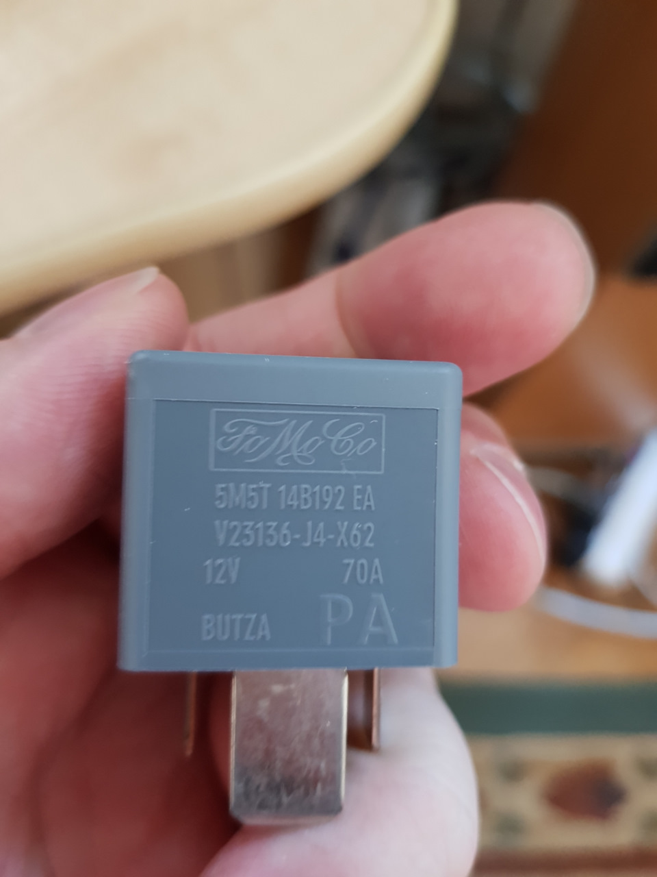 5M5T14B192EA Реле обогрева лобового стекла 1425754, 5M5T-14B192-EA Форд ...