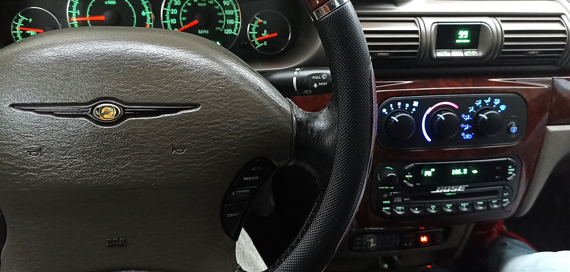 Bluetooth, usb, aux в авто — Chrysler Sebring (2G), 2,7 л, 2002 года