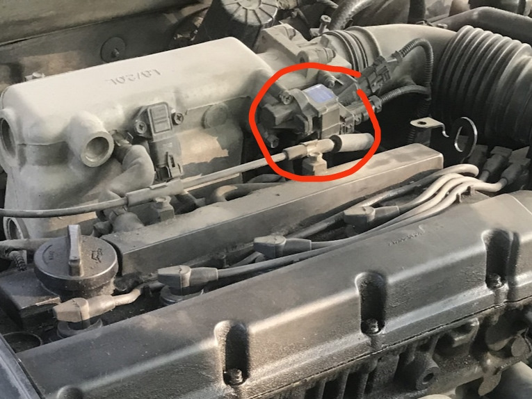 Датчик на впускном коллекторе — Hyundai Sonata IV (EF), 2 л, 2010 года ...