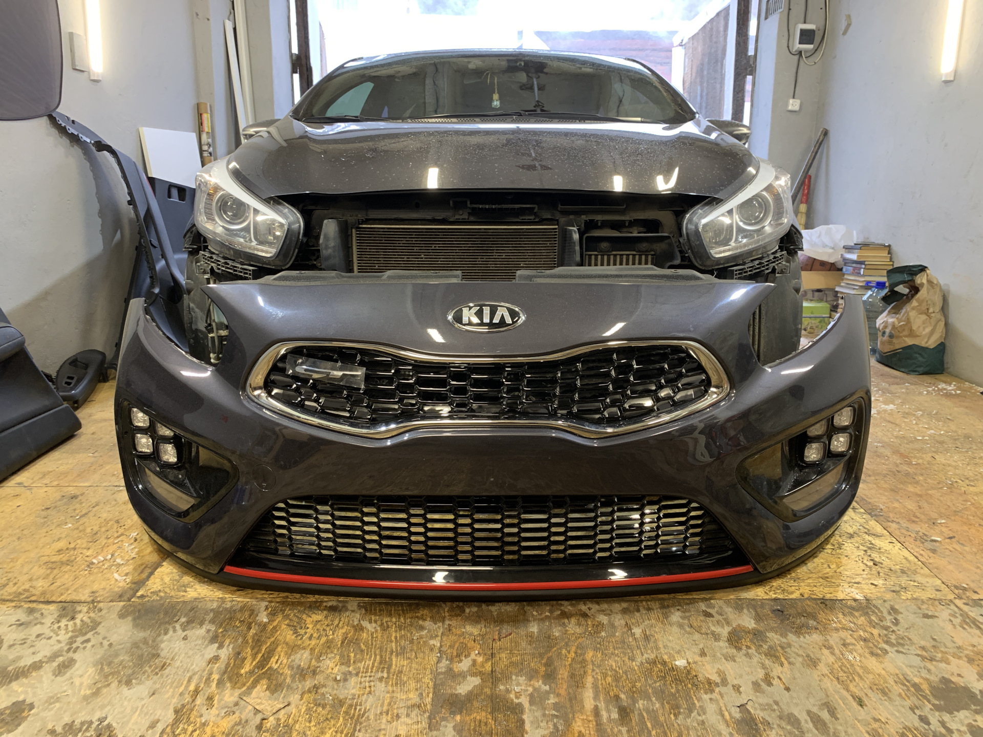 Kia Ceed gt line бампер