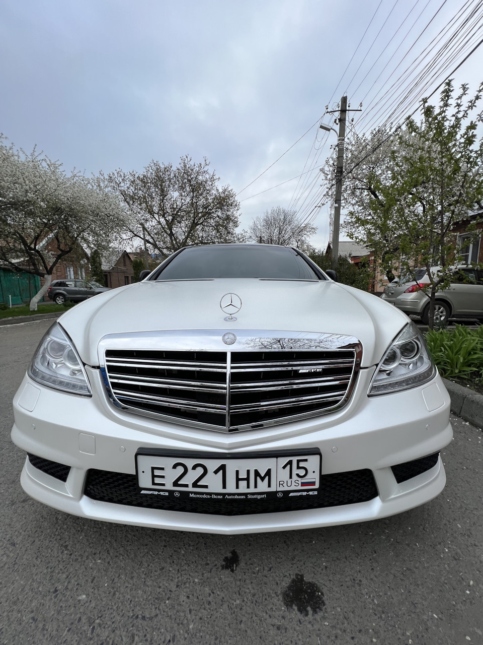 Белый перламутр. Итог. — Mercedes-Benz S-Class (W221), 5 л, 2008 года |  стайлинг | DRIVE2