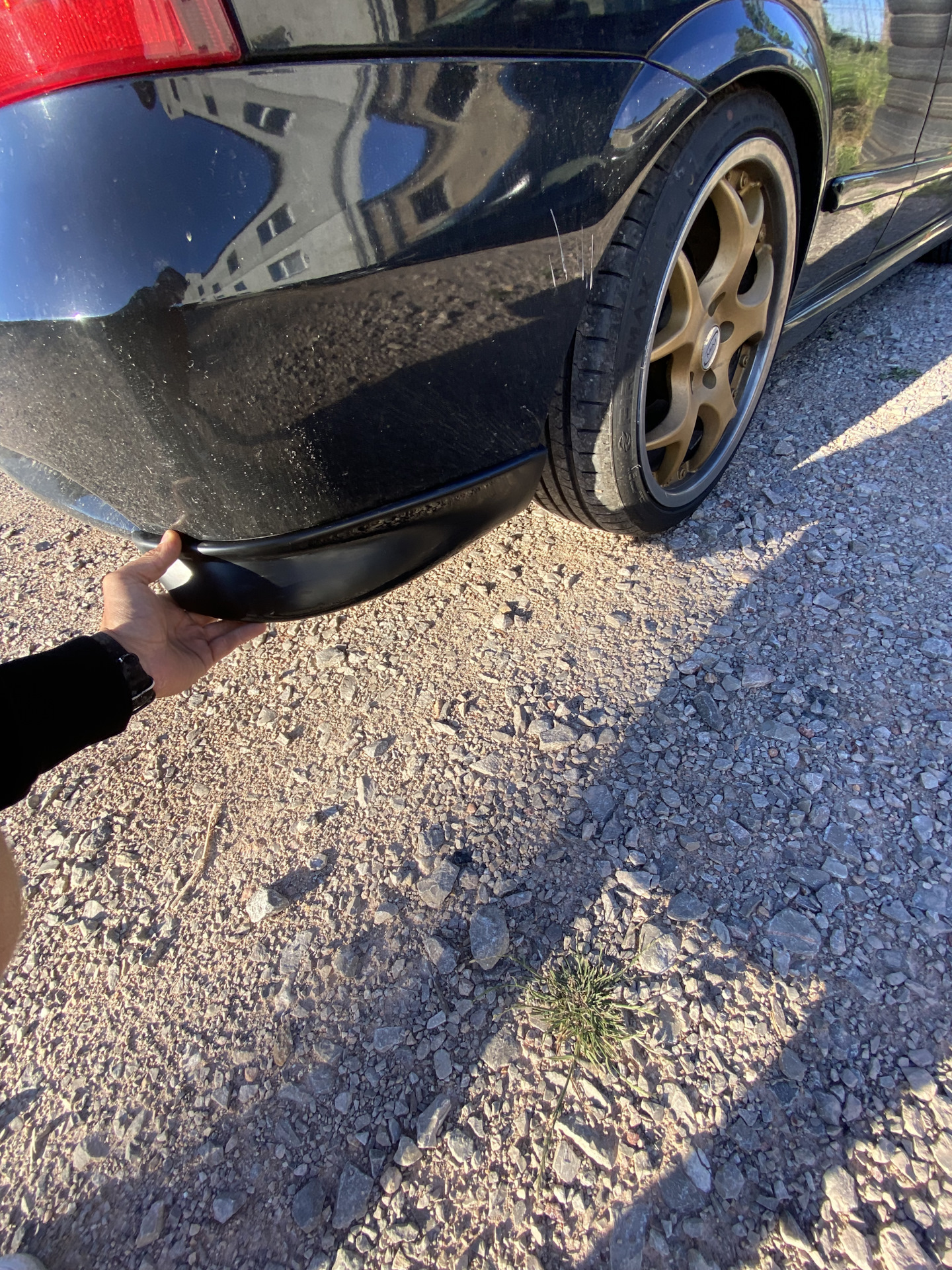 Накладки заднего бампера irmscher — Opel Astra G Cabrio, 2,2 л, 2002 ...