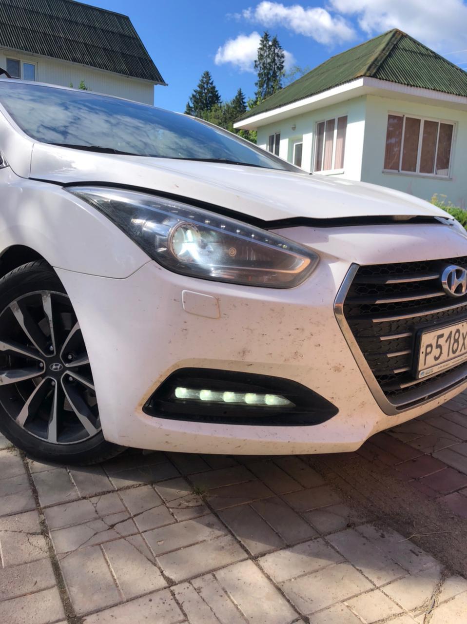 Замена штатного ксенона на bi-led Hyundai i40 — DRIVE2