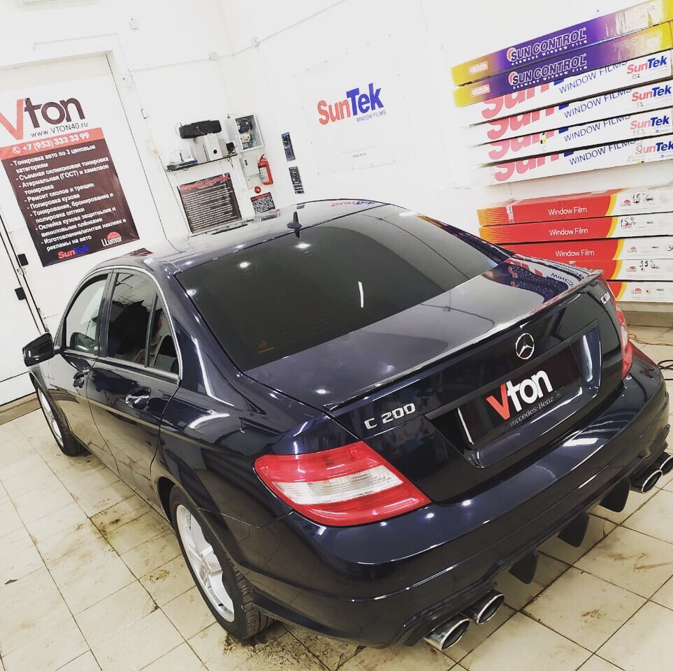 Долой аквариум, тонировка задней полусферы — Mercedes-Benz C-class ...