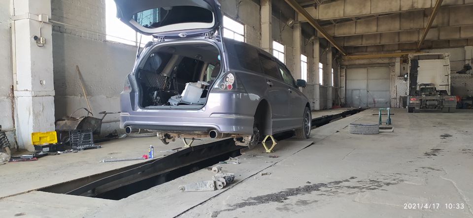 Кто сказал "бздынь"? Пружина левая моя — Honda Odyssey (3G), 2,4 л ...