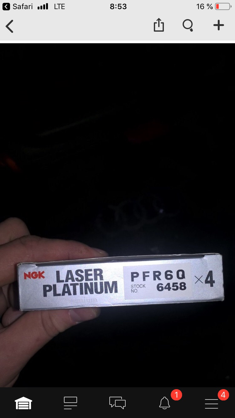 Троение двигателя, замена форсунки и свечей — Audi A4 (B6), 1,8 л, 2002 ...