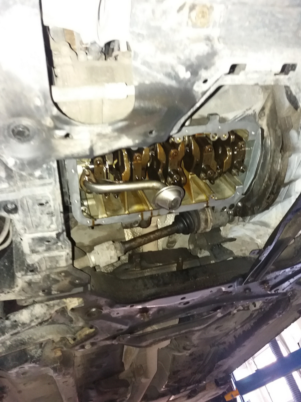 ТО или как заварить поддон. — Mitsubishi Lancer X, 1,5 л, 2011 года ...