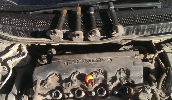 Замена иридиевых свечей по регламенту. — Honda Civic 4D (8G), 1,8 л ...