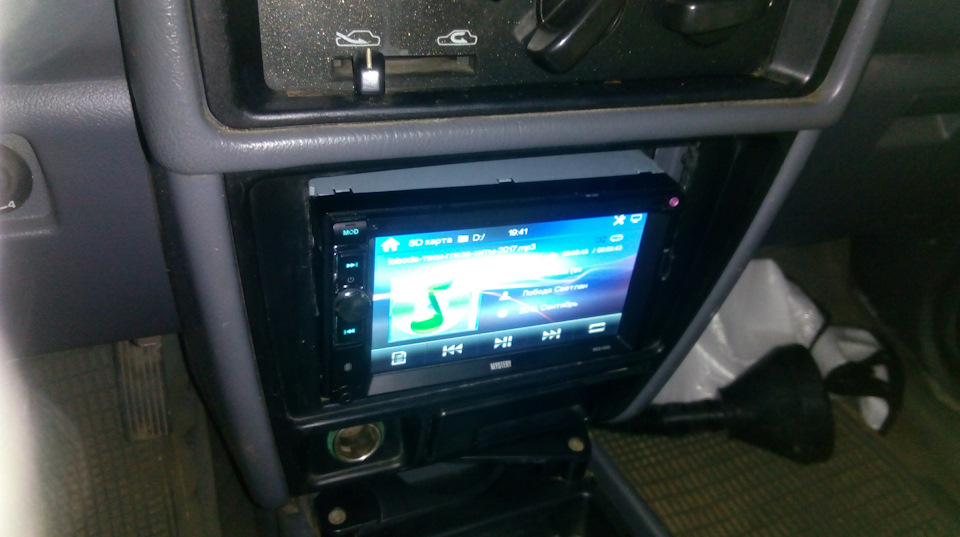 Магнитола 2 din — Mitsubishi Space Wagon (2G), 2 л, 1997 года ...